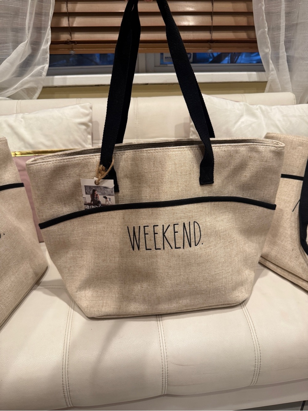 Rae Dunn insulated bag “weekend”